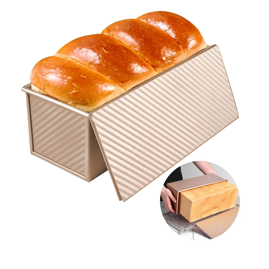 Brotbackform mit Deckel Toastbrot Backform Brotbackformen Toastbrotform Antihaft Brotform Kastenform