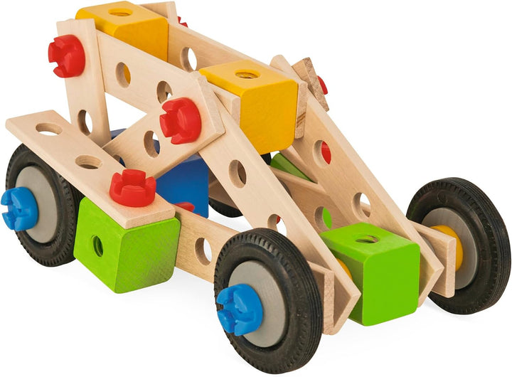Eichhorn - Constructor Lokomotive, 8 Verschiedene Modelvarianten baubar, Konstruktionsspielzeug mit
