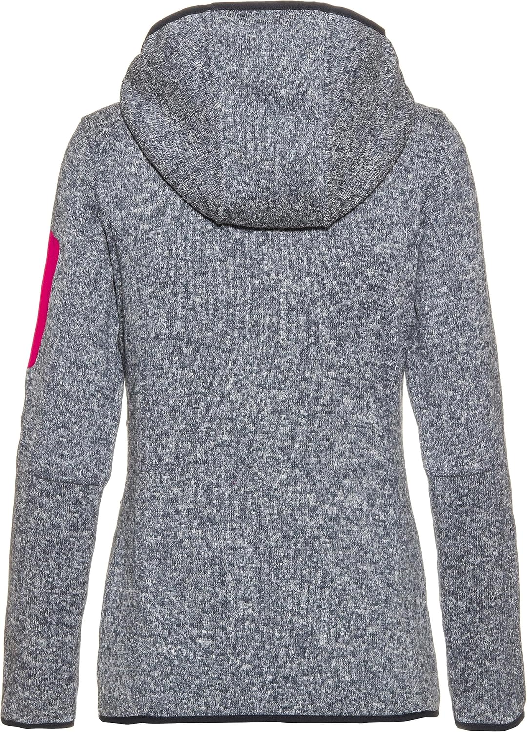 CMP Damen Hoodie Rain Jacke Regenjacke Hardshelljacke XXS Titan-Weiss-Fuchsia, XXS Titan-Weiß-F