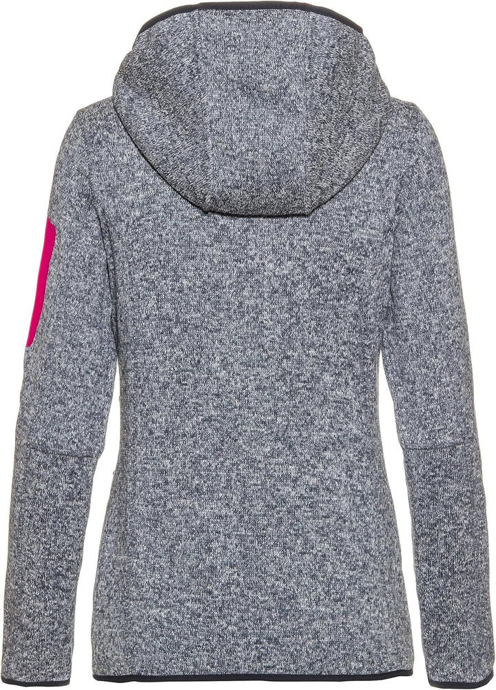 CMP Damen Hoodie Rain Jacke Regenjacke Hardshelljacke XXS Titan-Weiss-Fuchsia, XXS Titan-Weiß-F