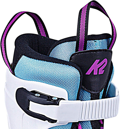 K2 Mädchen Juno Ice Schlittschuh L (EU: 35-40 / UK: 3-7 / US: 4-8) white - light blue, L (EU: 35-40