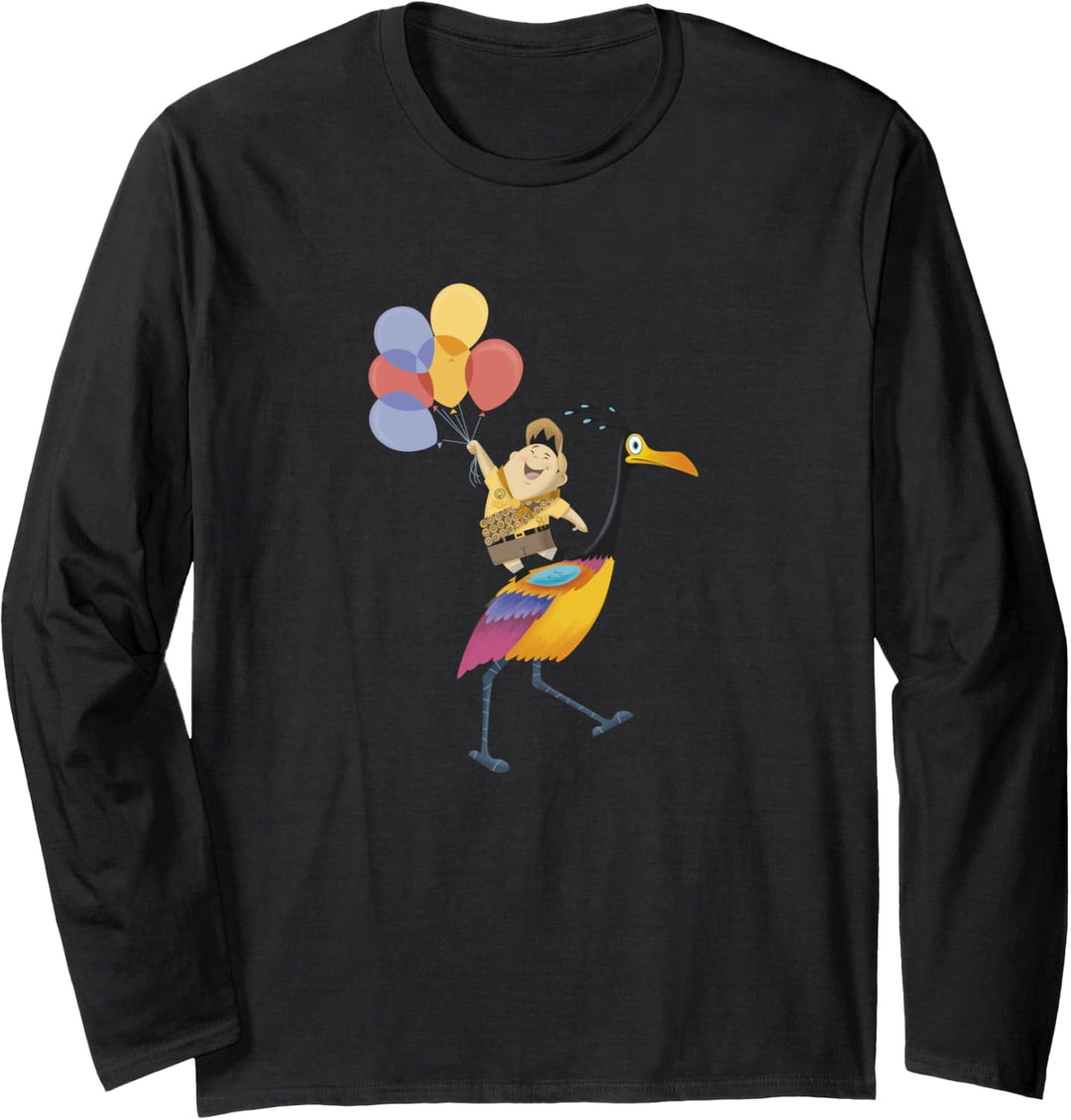 Disney Pixar Up Kevin And Russell With Balloons Langarmshirt