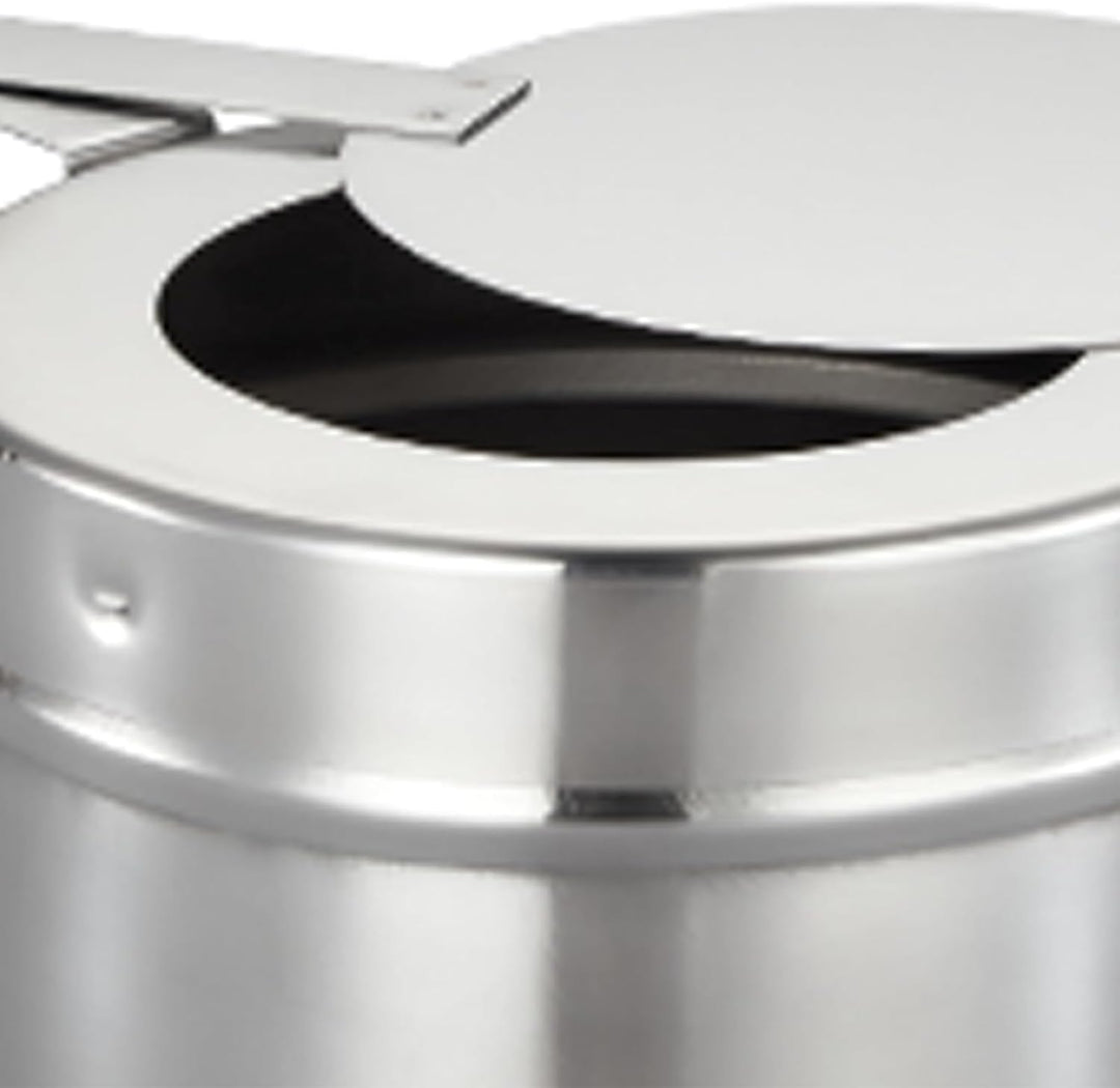 Garvee Chafing Dish Edelstahl Speisewärmer mit Roll-Top Deckel, 1/1 GN Behälter Buffetwärmer Set für