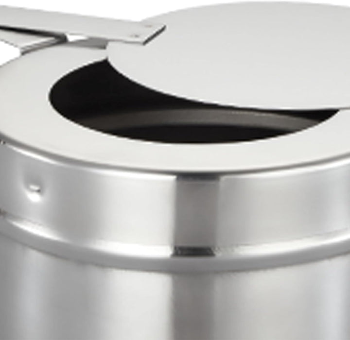 Garvee Chafing Dish Edelstahl Speisewärmer mit Roll-Top Deckel, 1/1 GN Behälter Buffetwärmer Set für