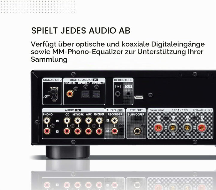 Denon PMA600NE HiFi-Verstärker, Endstufe mit Bluetooth, Phono-Equalizer, 1x Koaxial- &amp; 2x Optischer