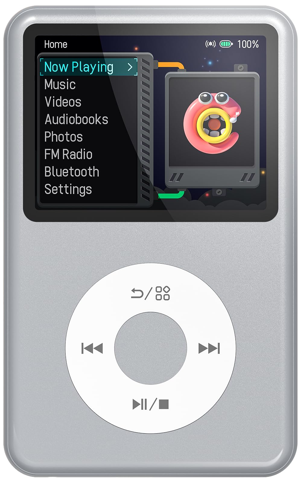 Innioasis Y1 MP3 Player - Zeitlose Klasse: 128 GB, Bluetooth, Video-Player, Hörbücher, FM-Radio und