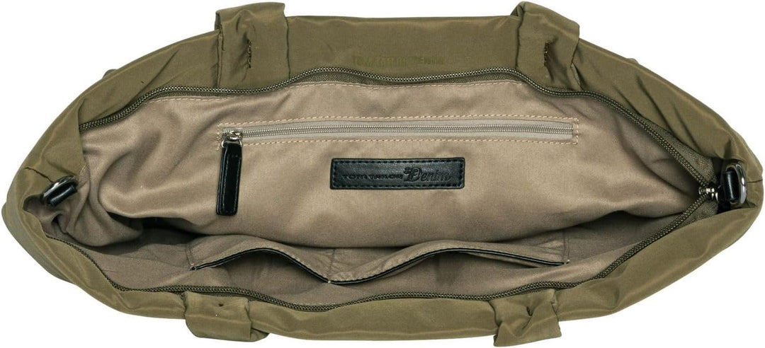 Denim TOM TAILOR XENA Damen Shopper L, 40x11x30 Sage, Sage
