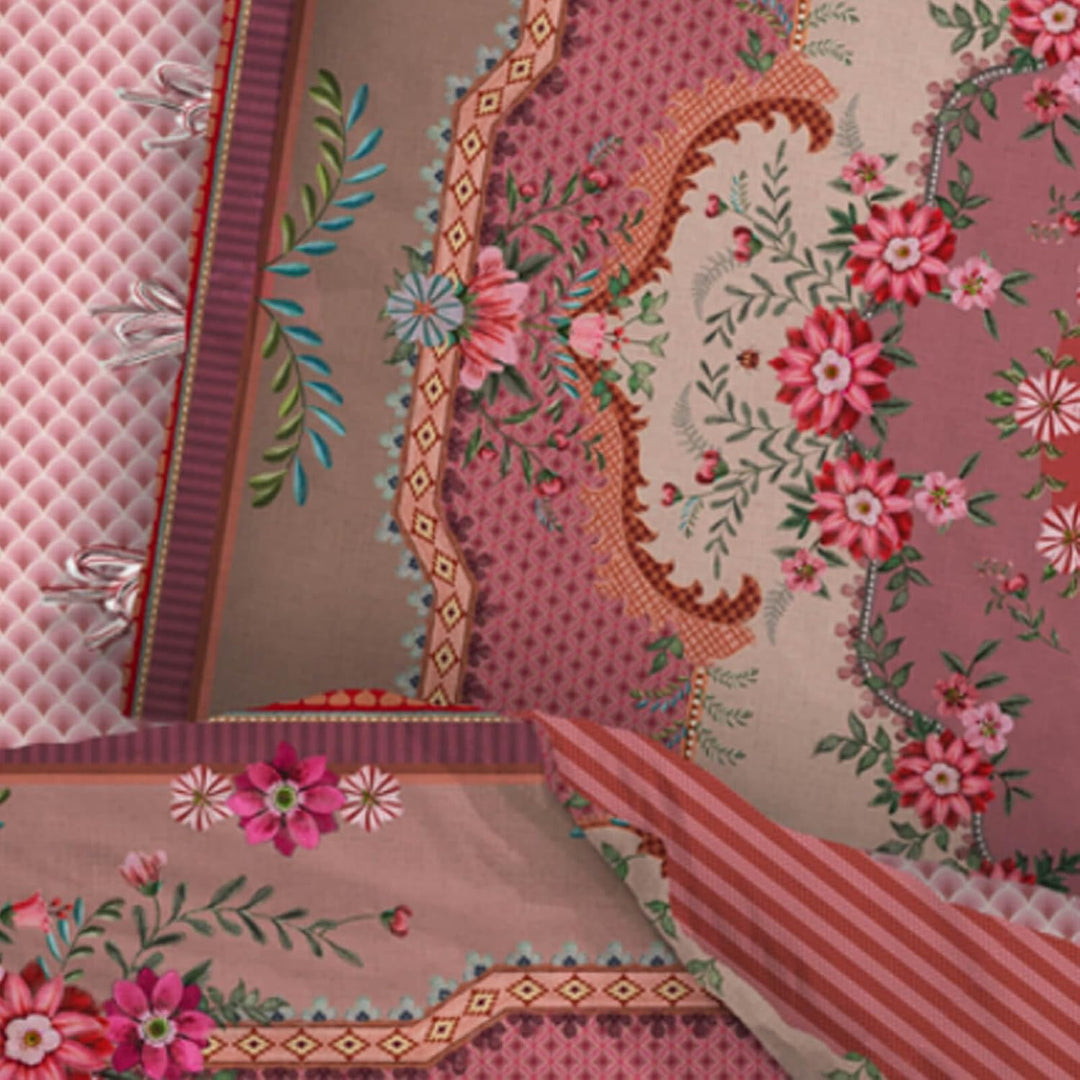 Pip Studio Perkal-Bettwäsche Pip Chique | rosa - 155 x 220