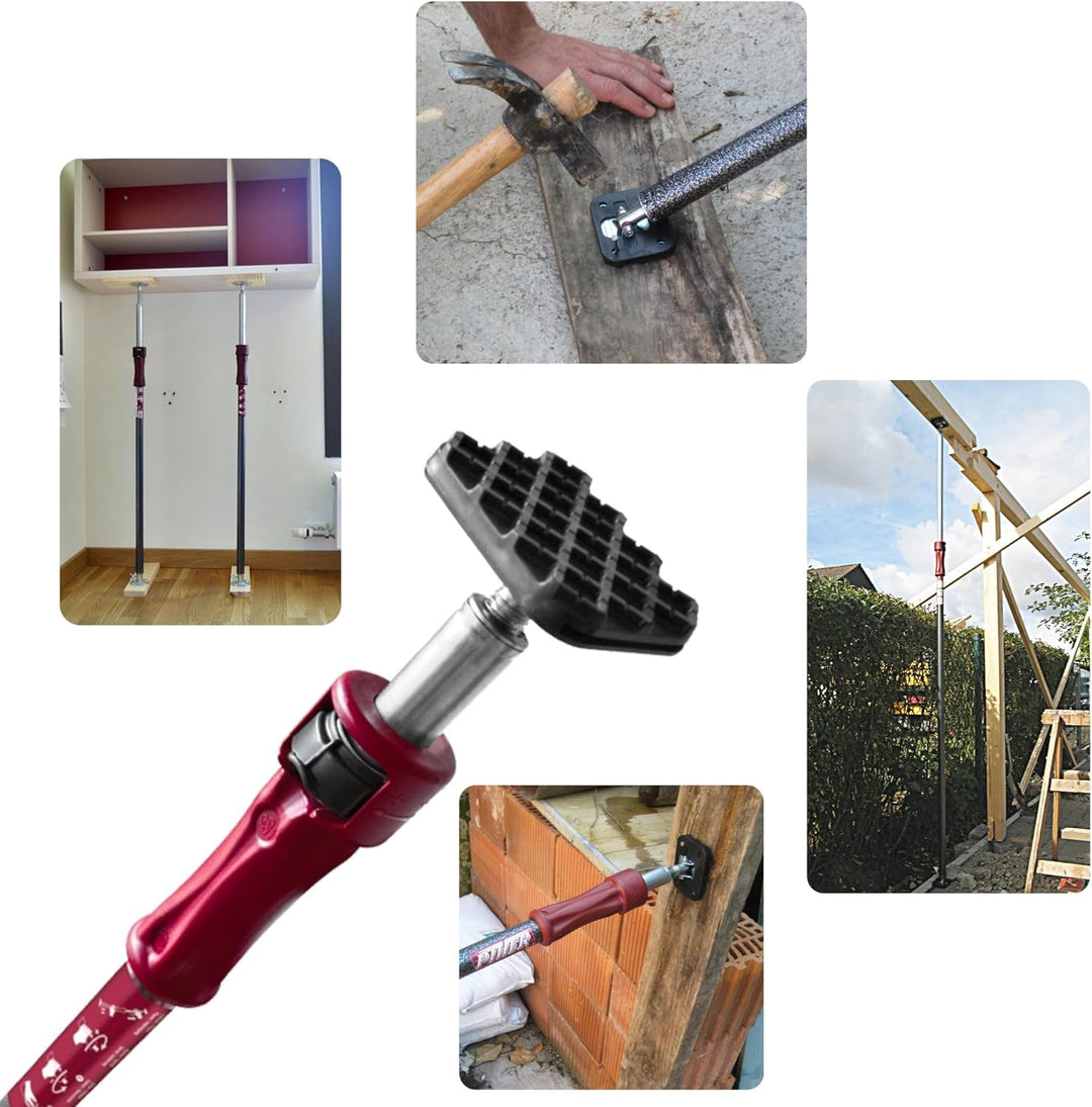 2er Set Piher Lastenstange 3. Hand Deckenstütze Montagestütze, ideal für Innenausbau, Ladungssicheru