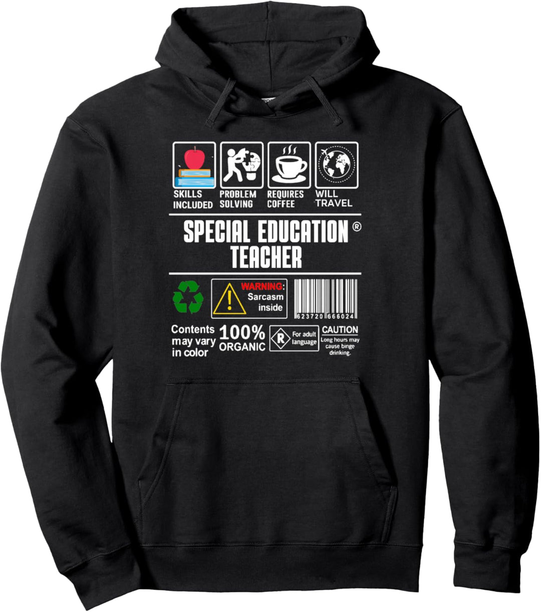 Special Education Lehrer Verpackung Handling Kaffee Reisen Pullover Hoodie