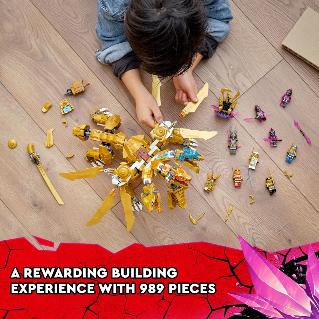 LEGO NINJAGO Lloyd's Golden Ultra Dragon 71774 Ninja Bauspielzeug-Set für Jungen, Mädchen und Kinder