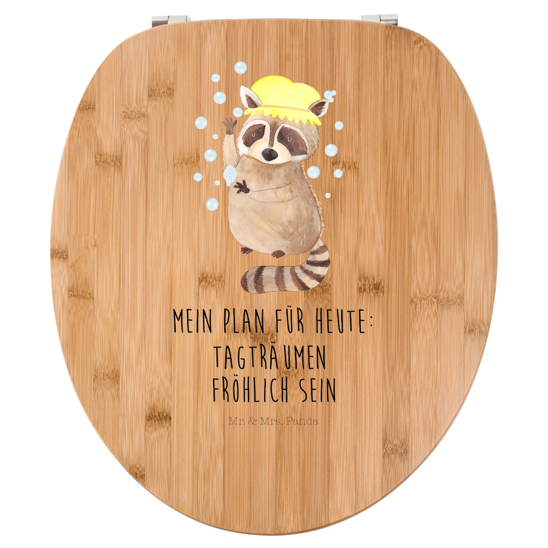 Mr. & Mrs. Panda Motiv WC Sitz Waschbär - Geschenk, WC-Sitz, lustige Sprüche, Tiere, Gute Laune, Tie