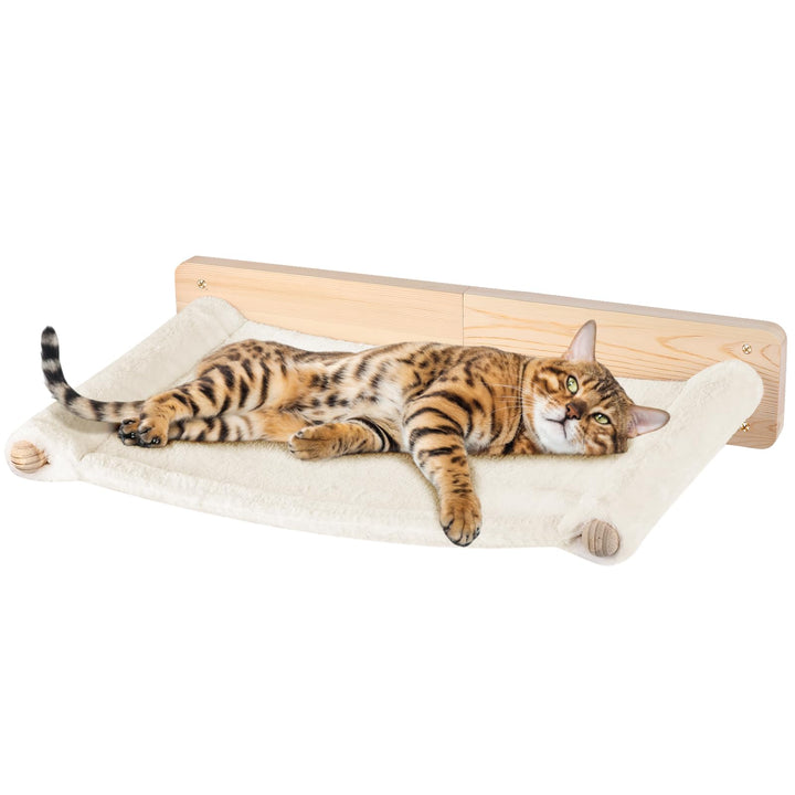 Katzenhängematte zur Wandmontage, Katzenhängematte, Stabiles Kängematten Katzen Wand bis zu 35kg, Kl