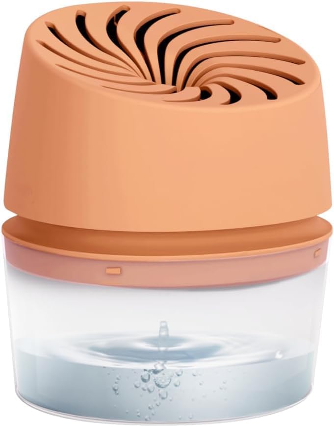 Pattex AERO 360° Kompakt Luftentfeuchter Peach Colour Collection, 1 Gerät inkl. 1 Nachfülltab, Raume