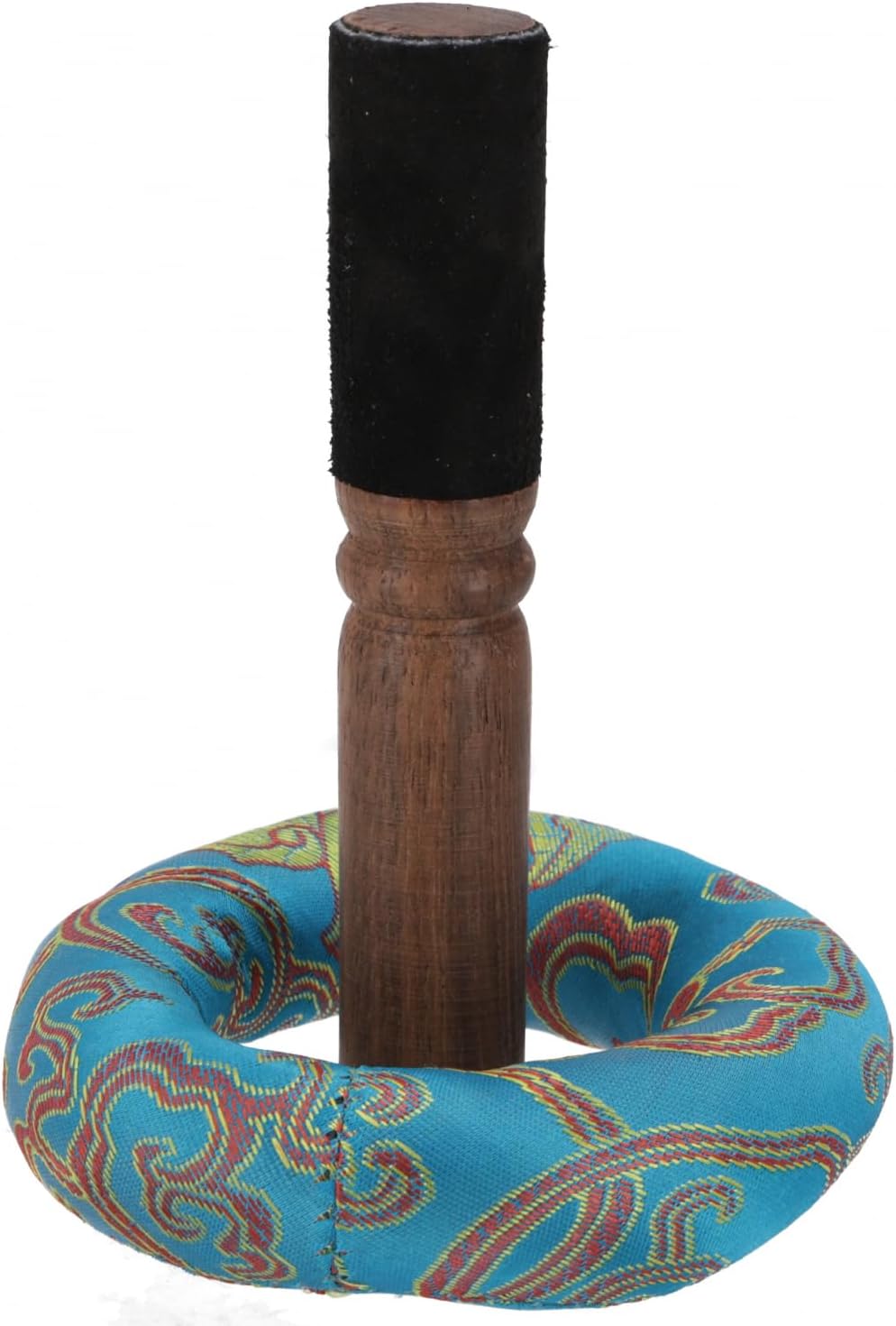 Handgearbeitete gravierte Klangschale mit Klöppel, Ø 11 cm | Einzigartiges Design, handgefertigt, Ge