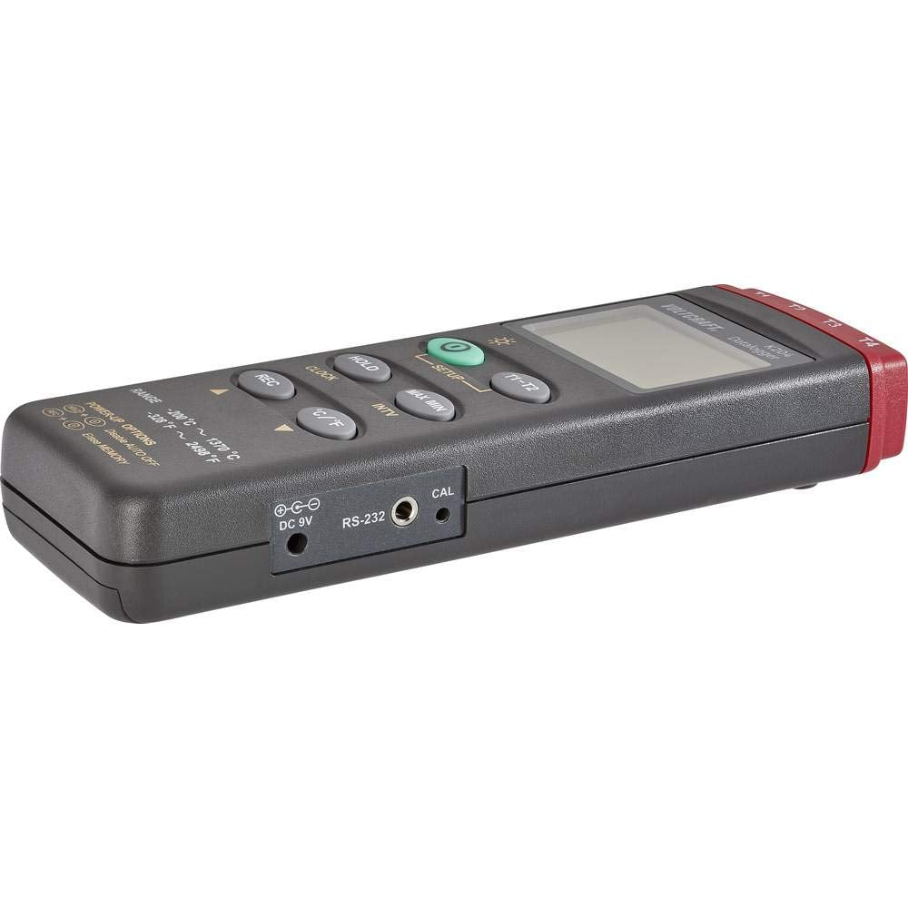 VOLTCRAFT K204 Temperatur-Messgerät -200 - +1370 °C Fühler-Typ K Datenlogger-Funktion