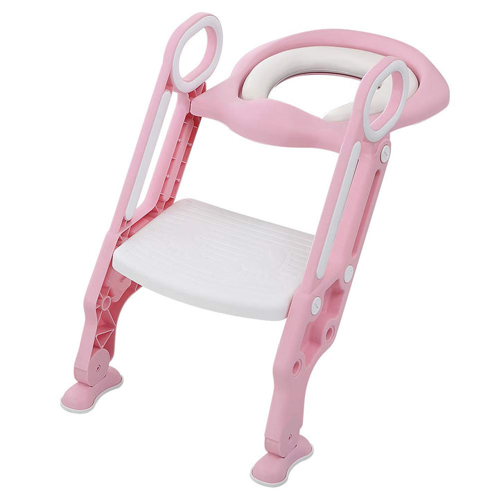 Töpfchentrainer Kinder-Töpfchen Toilettensitz Trainer Sitz für Kinder Toiletten Training mit Leiter/