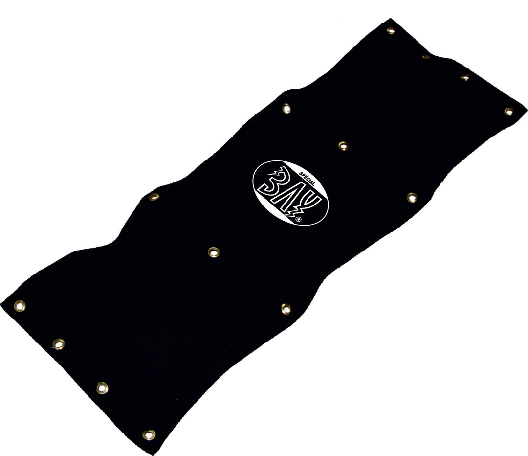 BAY® 3-Kammern schwarz WAND-Schlagpolster, Schlagkissen, Sandsack, Boxsack, 115 cm, Wandsandsack, Ma