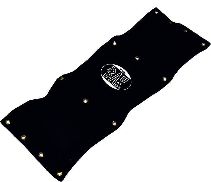 BAY® 3-Kammern schwarz WAND-Schlagpolster, Schlagkissen, Sandsack, Boxsack, 115 cm, Wandsandsack, Ma