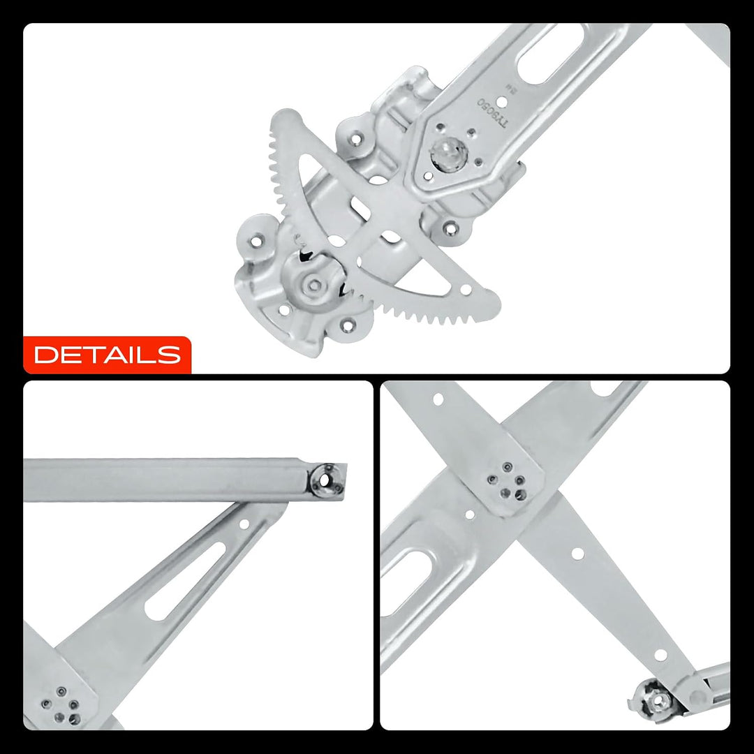 Frankberg 2x Fensterheber Fensterhebermechanik Vorne 6982052270, 6981052340 | Kompatibel mit Yaris P
