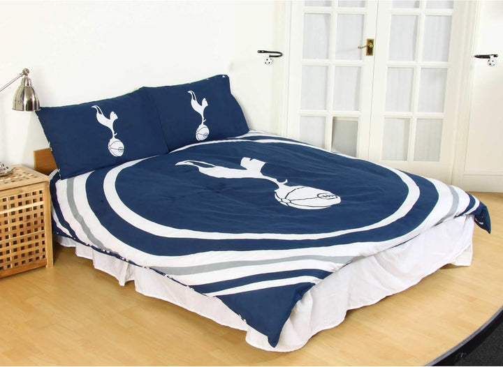 Tottenham Hotspur FC Pulse Bettwäsche-Set für Einzelbett, wendbar, Bettbezug und Kissenbezug Einzelb