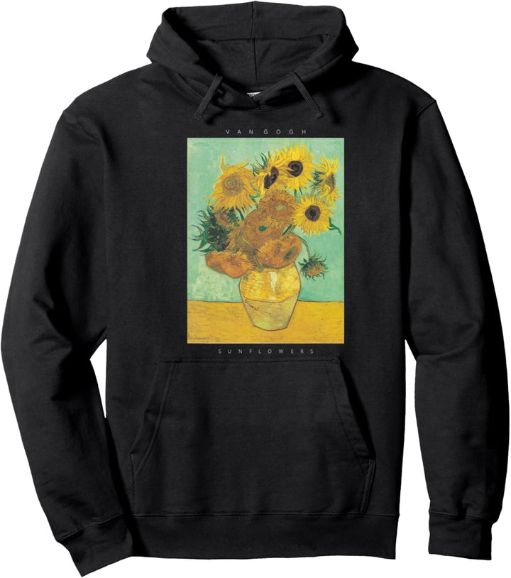 Sunflowers Vintage Van Gogh Sweatshirt Pullover Kunst Geschenk Pullover Hoodie