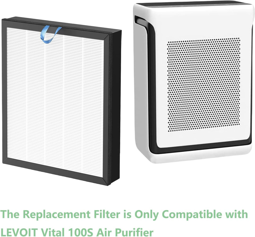 Vital 100S Ersatzfilter Kompatibel mit LEVOIT Vital 100S Luftreiniger 3-in-1 H13 Ersatz HEPA Filter