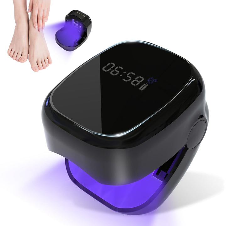 Nagelpilz Laser für Zuhause, Upgrade Nagelpilz Lasergerät【Upgrade 4*Blau & 2*Infrarotlicht】【Effektiv