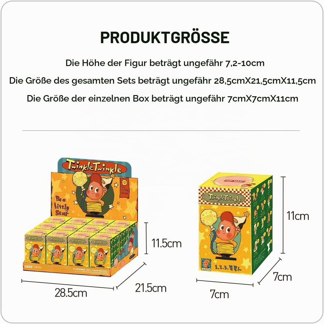 POP MART Twinkle Twinkle Be a Little Star Series Figures Sammelfiguren Sammler Kunstspielzeug Spielz