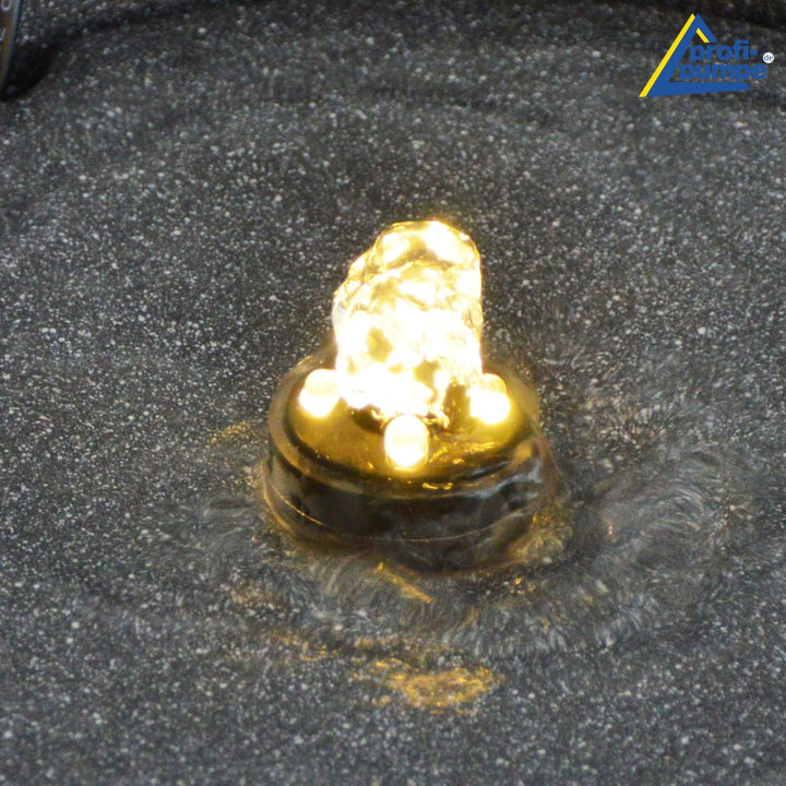 Amur Gartenbrunnen Brunnen Zierbrunnen Zimmerbrunnen Brunnen Harmony mit LED-Licht 230V Springbrunne