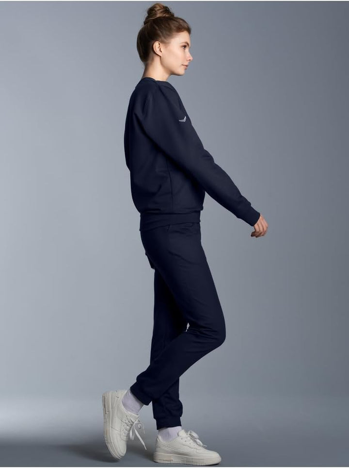 Trigema Damen Freizeitanzug XL Navy, XL Navy