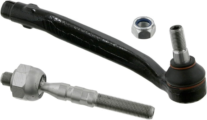 febi bilstein 26628 Spurstange mit Endstück und Sicherungsmutter , 1 Stück Vorderachse rechts, Vorde