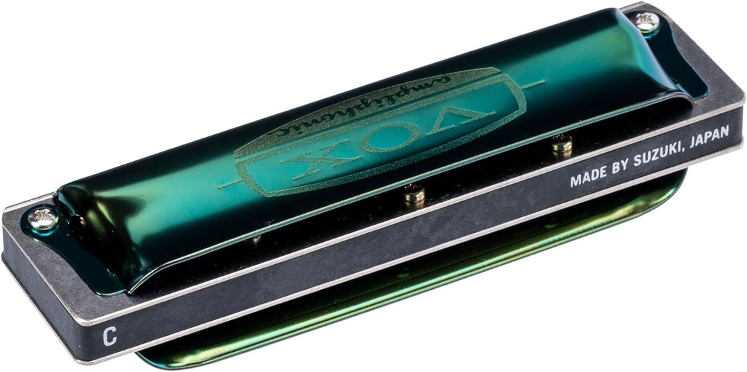 Vox - Continental Harmonica Type-1 - Racing Green - Key Amaj A Type 1, A Type 1