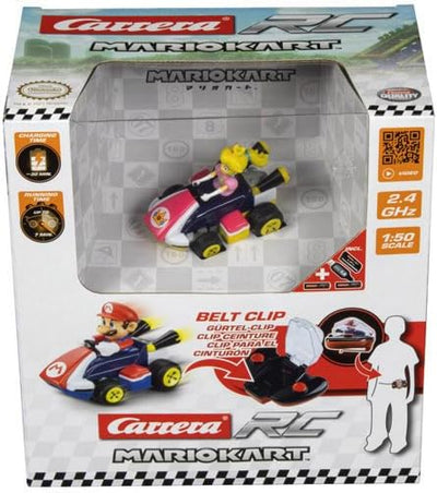 Carrera RC Mario Kart Mini RC Peach I Für Kinder und Erwachsene, Jungs & Mädchen I Einzigartige Orig