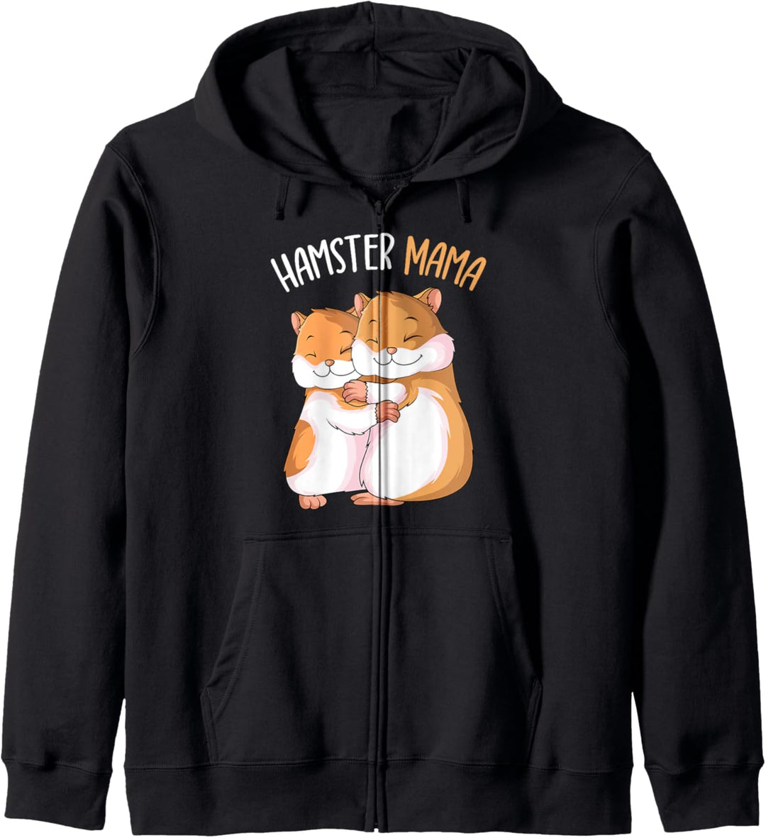 Hamster Mama Mädchen Damen Kapuzenjacke