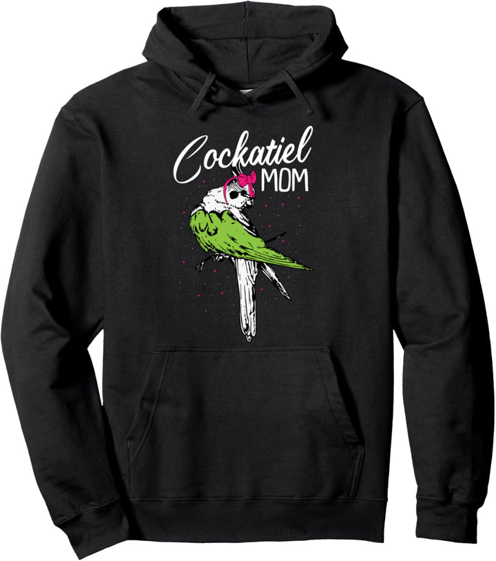 Nymphensittich Mama Niedlicher Kakadu Papagei Vogel Mama Pullover Hoodie