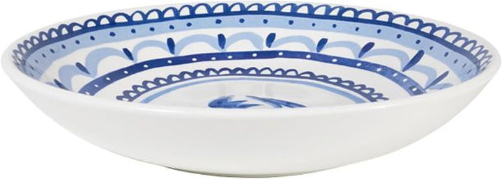 Tiefes Teller Delfts Blond Ø23 cm – Keramikteller mit Tulpenmotiv im Delfter Blau Diep Bord Tulp Del