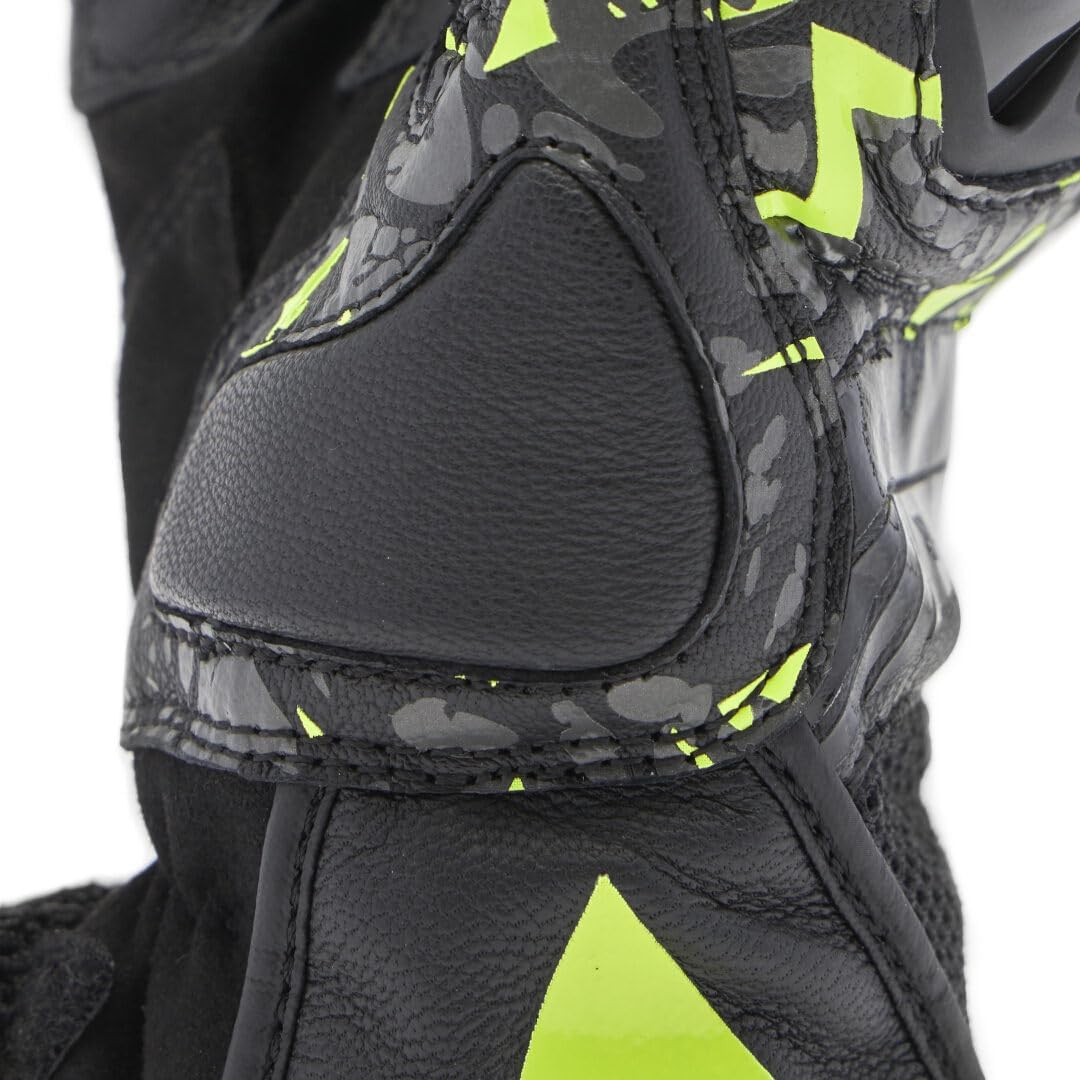 Dainese - Mig 3 Unisex Gloves, Leder-Motorradhandschuhe, Knöchelschutz, Touchscreen, für Männer und