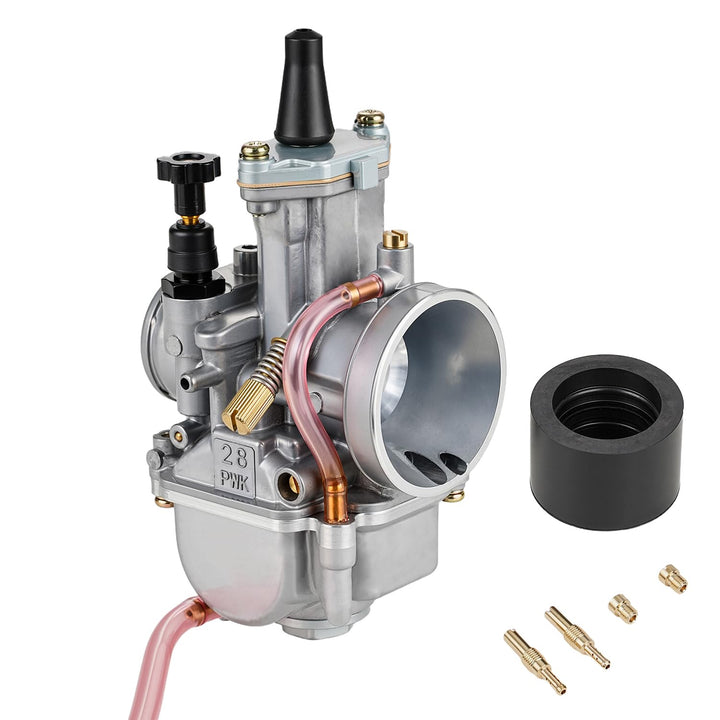 JFG RACING 28 mm Vergaser, PWK 28 Power Jet Vergaser für ATV Quads Quad Pit Dirt Bike Scooter KOSO 2
