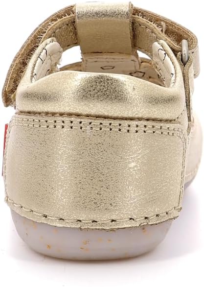 Kickers Unisex Kinder SushyMary Jane Schuh 18 EU Beige Champagne, 18 EU Beige Champagne