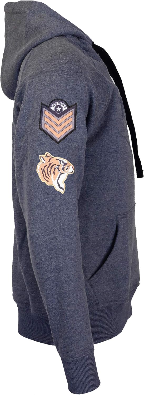 Top Gun Herren Kapuzenpullover Simulator Tg20191025 Dark Blue,XXL