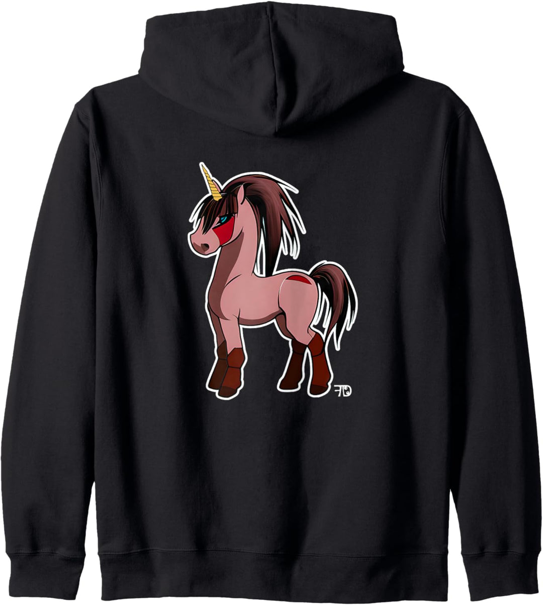 Kawaii Anime Einhorn Pferd Kapuzenjacke