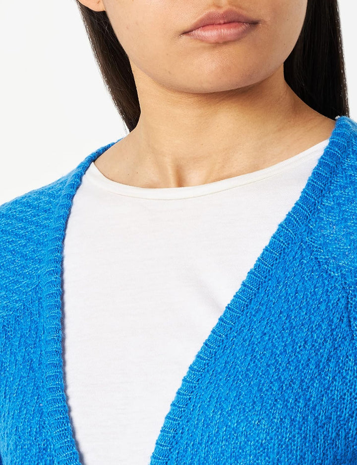 ICHI Damen Strickjacke XS 184140/French Blue, XS 184140/French Blue