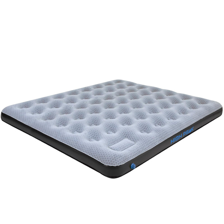 High Peak Unisex King Comfort Plus Luftbett, mit integrierte Fusspumpe und Anti-Rutsch Funktion, atm