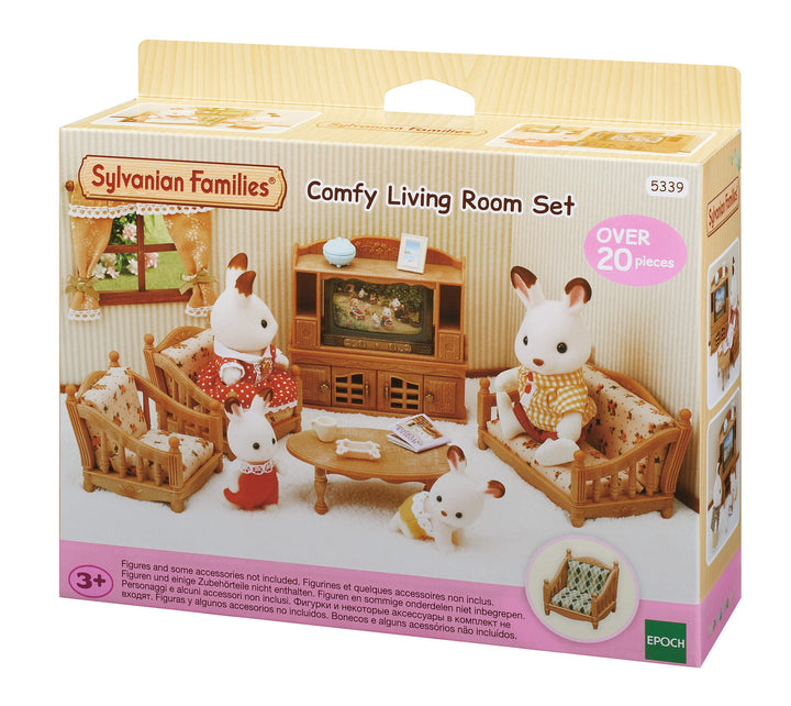 Sylvanian Families 5339 Landhaus Wohnzimmer - Puppenhaus Einrichtung Möbel Einzigartig, Einzigartig