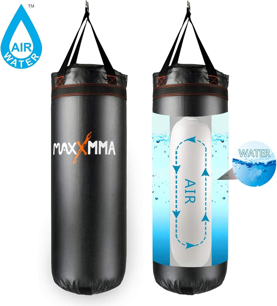 MaxxMMA Wasser/Luft Heavy Bag 3' Schwarz, 3' Schwarz