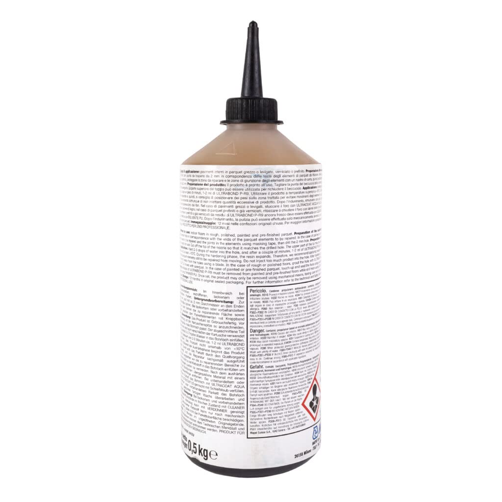 Einkomponentiger PU-Klebstoff zur Reparatur und Verklebung von Parkett MAPEI ULTRABOND P-R9 0,5kg