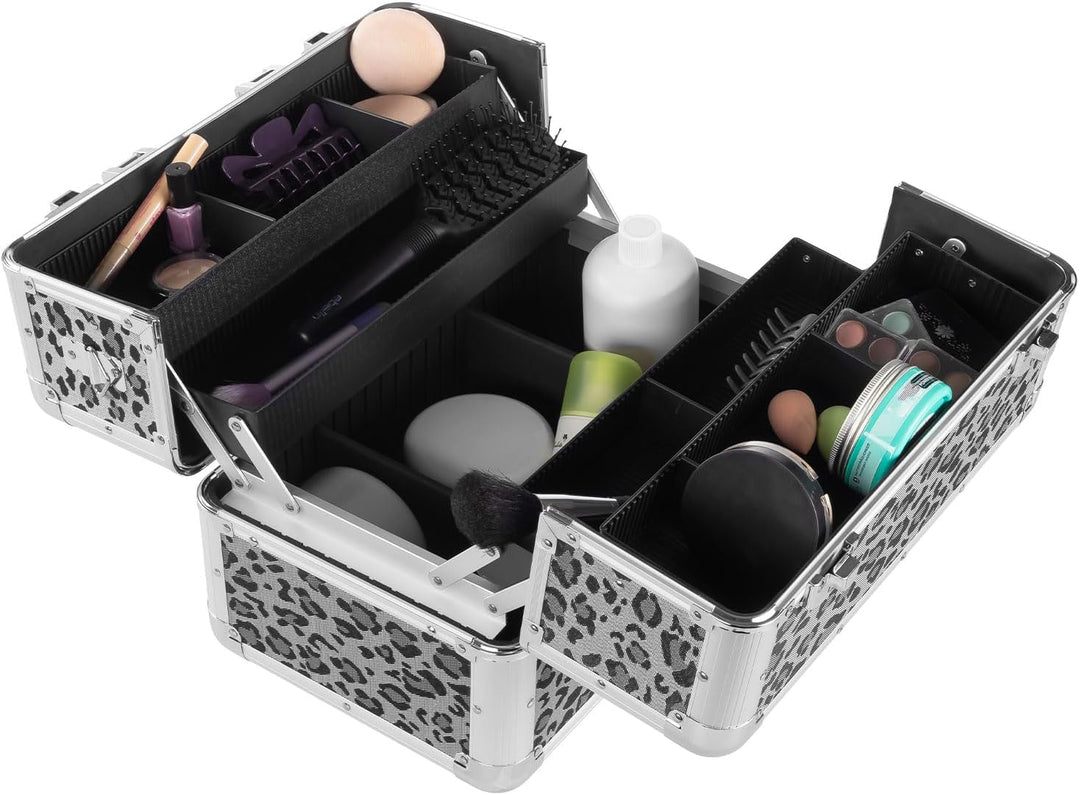 anndora Beauty Case Kosmetikkoffer - Stilvoller Schmuckkoffer, Schminkkoffer mit robustem Aluminiumr