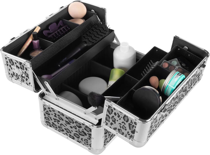 anndora Beauty Case Kosmetikkoffer - Stilvoller Schmuckkoffer, Schminkkoffer mit robustem Aluminiumr
