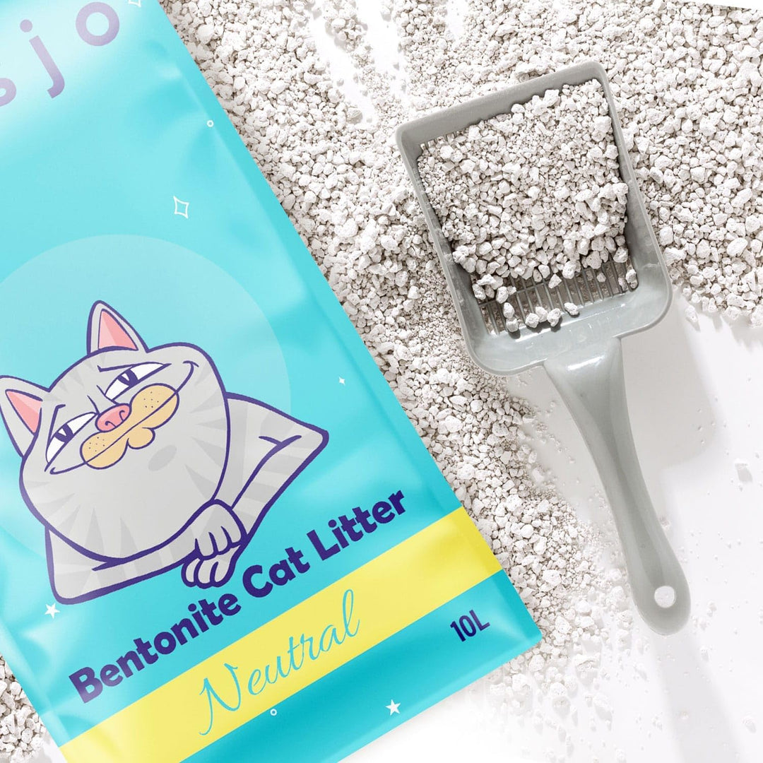 Nuetral Bentonitstreu 10L – Natürliche Katzenstreu mit pH-Gesundheitsindikator, Staubfrei, Starke Kl